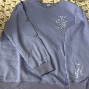 Delulu is Solulu scuba crewneck